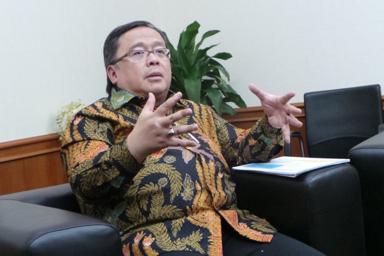Menteri Perencanaan Pembangunan Nasional atau Kepala Bappenas Bambang Brodjonegoro, saat wawancara bersama Kompas.com, Rabu (10/5/2017).