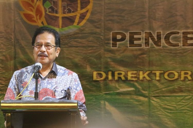 Menteri ATR/Kepala BPN Sofyan A Djalil dalam Rapat Koordinasi Pemberantasan Mafia Tanah dan Pencegahan Mafia Tanah tahun 2018 di Hotel Grand Kemang, Jakarta, Senin (29/10/2018).