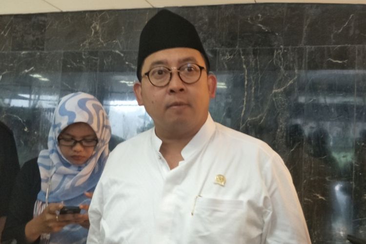 Wakil Ketua DPR Fadli Zon di Kompleks Parlemen, Senayan, Jakarta, Jumat (1/2/2019).