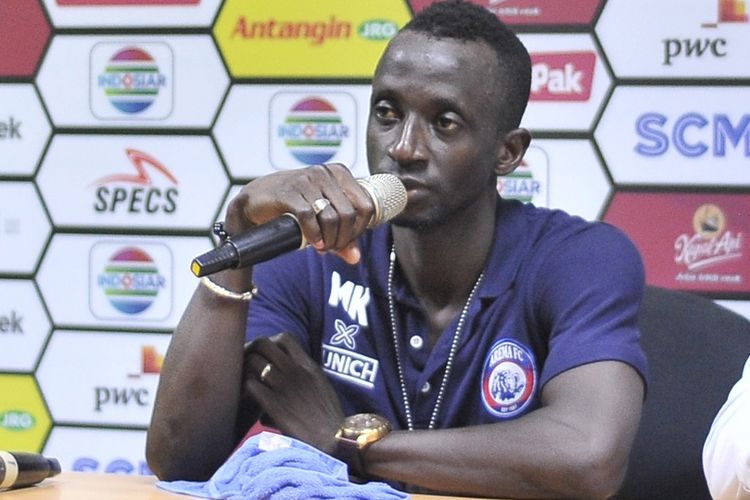 Konate ingin menjadi pemain terbaik di Piala Presiden 2019, Jumat (12/4/2019).