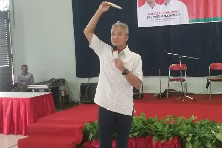 Calon gubernur Jawa Tengah, Ganjar Pranowo.