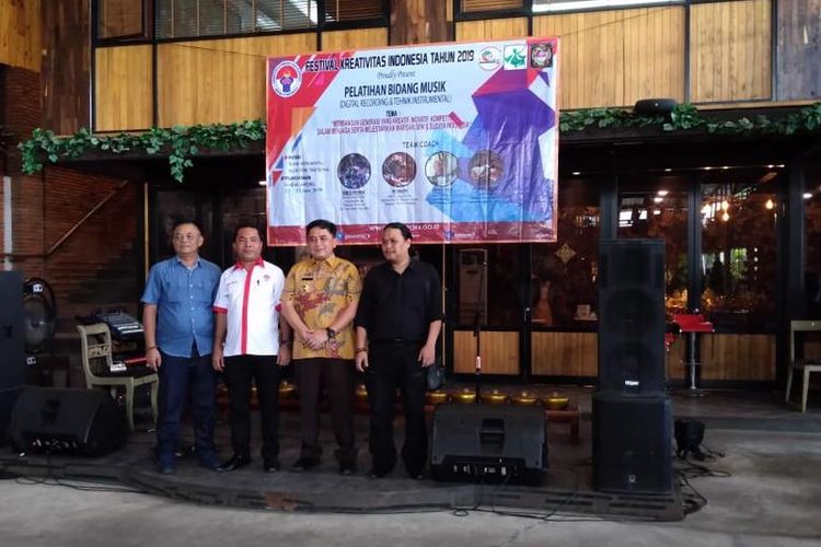 Kegiatan Bidang Kreativitas Musik dan Kuliner Kemenpora  yang menjadi rangkaian kegiatan dari Festival Kreativitas Indonesia 2019 itu akan dilaksanakan di delapan provinsi.