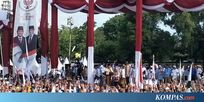 Di Kampanye Akbar, Prabowo sebut Rakyat Solo Ingin Perubahan Kepemimpinan