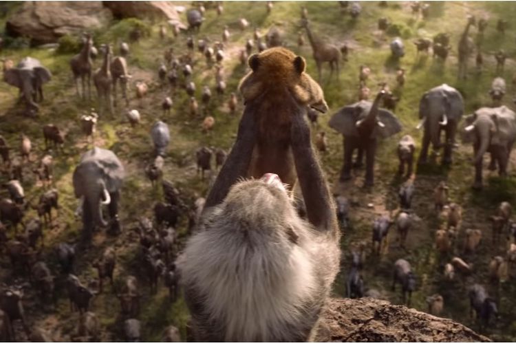 Film produksi Walt Disney Studios, The Lion King, yang akan dirilis pada 19 Juli 2019.