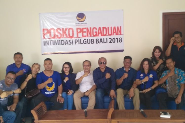 Peluncuran Pos Pengaduan intmidasi Pilgub Bali tahun 2018