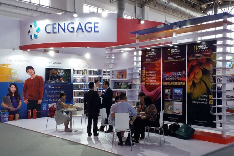 Kehadiran stan milik Cengage dari Amerika Serikat pada Beijing International Book Fair 2017 yang berlangsung pada 23-27 Agustus 2017 di Beijing, China.