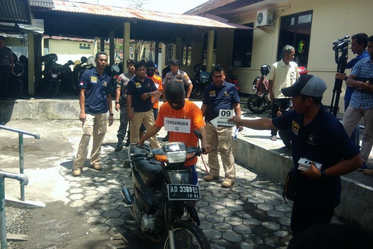 Polisi Gelar Rekonstruksi Percobaan Mahasiswi di Mapolres Bantul, Yogyakarta
