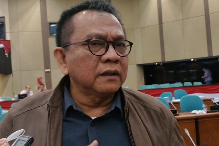 Wakil Ketua Badan Anggaran DPRD DKI Jakarta Mohamad Taufik di Gedung DPRD DKI Jakarta, Jakarta Pusat, Kamis (13/9/2018).
