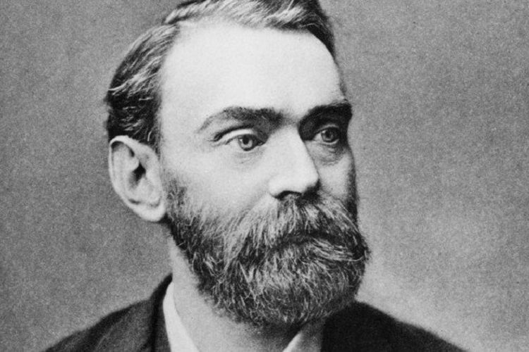 Alfred Nobel, penemu dinamit dan penggagas Hadiah Nobel.