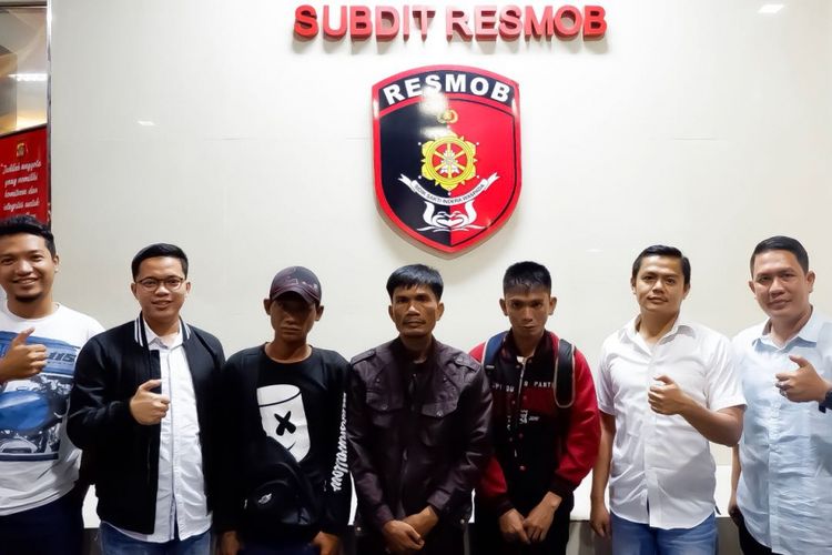Komplotan pencopet di JPO Sudirman berhasil dibekuk Subdit Resmob Polda Metro Jaya, Senin (5/2/2018)
