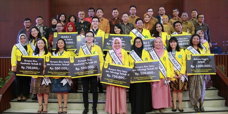 Mahasiswa berprestasi Universitas Indonesia (UI) 2018