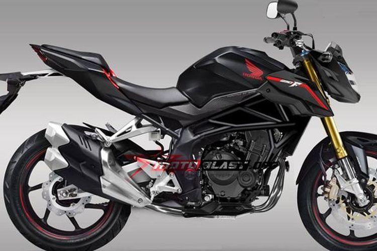 Honda CBR250RR direkayasa menjadi naked sport bike.