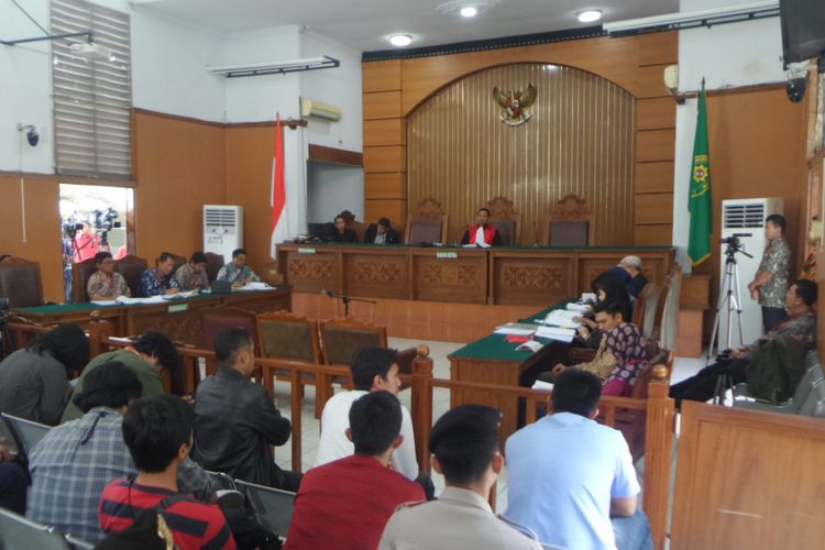 Sidang praperadilan yang diajukan Setya Novanto di Pengadilan Tipikor Jakarta, Jumat (8/12/2017).