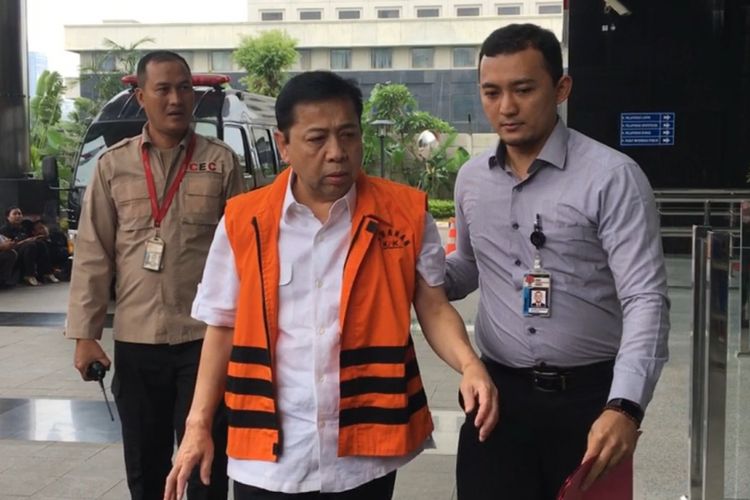 Ketua DPR RI Setya Novanto, Selasa (21/11/2017)