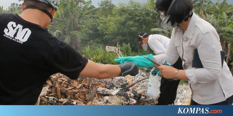 Aparat Segel Lokasi Pembuangan Limbah Medis di Cirebon 