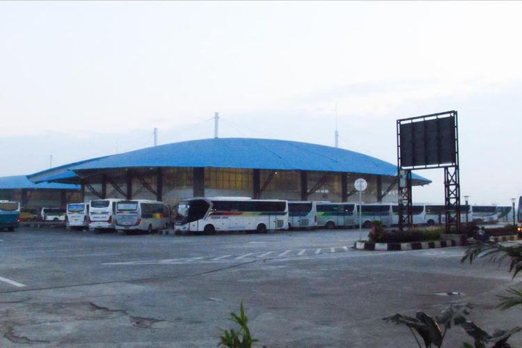 Terminal Bus Terpadu Pulogebang, Rabu (15/5/2019) siang.