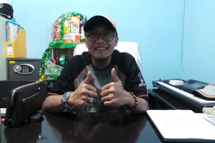 Ridho Nurul Adityawan yang juga pemilik Ayam Gepuk Pak Gembus 