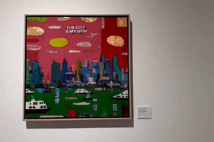 Lukisan karya seniman Francesco Lietti yang dipamerkan di Taipa Houses Exhibition Gallery. Pameran ini merupakan bagian dari Art Macao International Art Exhibition yang digelar di Makau dari Juni-Oktober 2019.