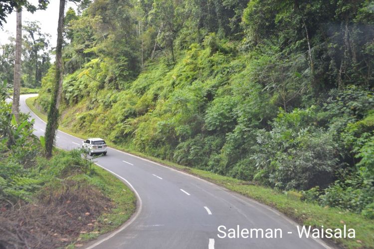 Mulusnya Jalan Trans Maluku di Pulau Seram 