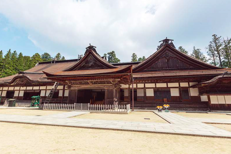 Kuil Kongobu-ji di Koyasan, Wakayama, Jepang. 