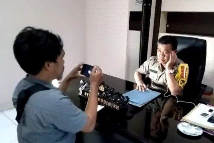 Wakapolres Bulukumba, Kompol Syarifuddin, saat ditemui di ruang kerjanya, Rabu (3/7/2019).
