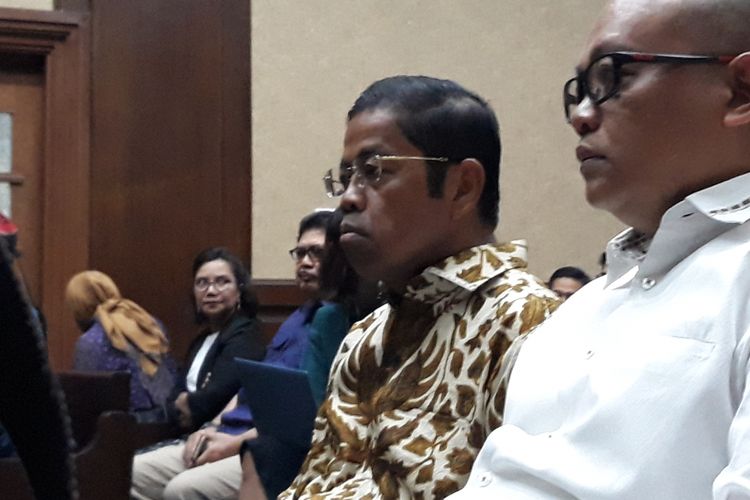 Idrus Marham bersaksi di Pengadilan Tipikor Jakarta, Kamis (1/11/2018).