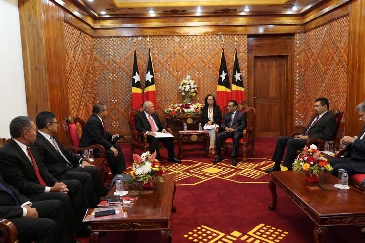 Kunjungan bilateral Menteri PUPR Basuki Hadimuljono ke Istana Presiden Timor Leste, Kamis (29/8/2019).