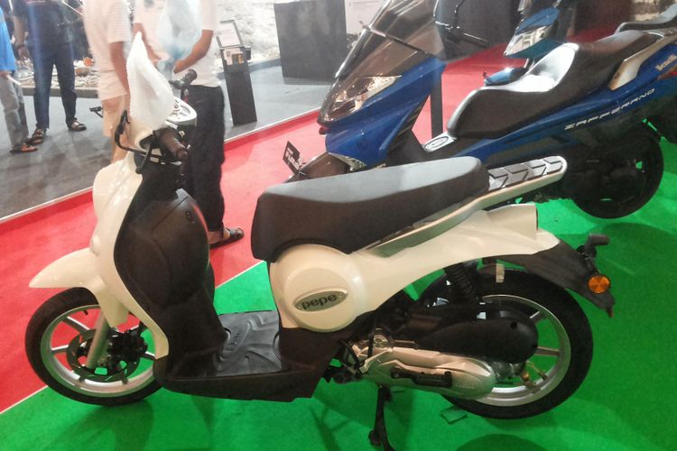 Benelli Pepe, salah satu produk roda dua yang bisa dibeli dengan harga diskon selama penyelenggaraan Indonesia International Motor Show 2018.