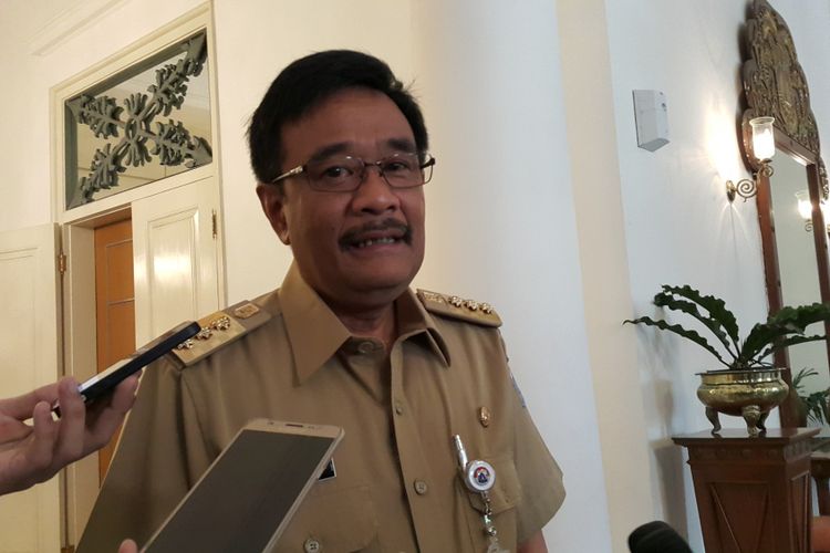 Gubernur DKI Jakarta Djarot Saiful Hidayat di Balai Kota DKI Jakarta, Jalan Medan Merdeka Selatan, Selasa (5/9/2017).