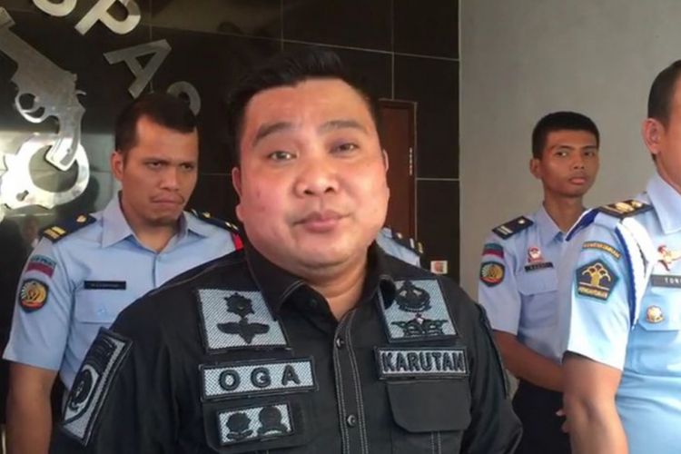 Kepala Rumah Tahanan (Rutan) Cipinang, Oga Darmawan saat di Rutan Cipinang, Jakarta Timur, Minggu (3/2/2019).