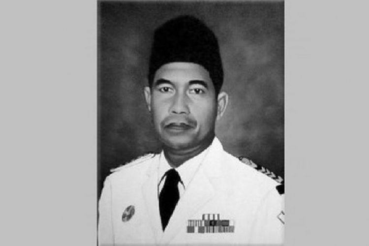 Foto Tjilik Riwut sebagaimana dipasang dalam situs web milik Taman Makam Pahlawan Nasional Utama Kalibata