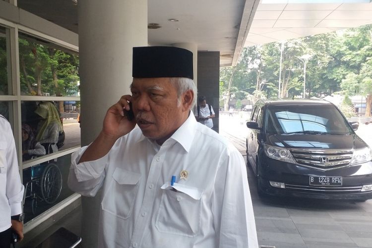 Menteri Pekerjaan Umum dan Perumahan Rakyat (PUPR) Basuki Hadimuljono saat ditemui pada Rabu (16/5/2018) siang di kantor Kementerian PUPR.