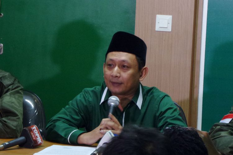 DPW PKB DKI Jakarta menyatakan sikap pihaknya menjelang putaran kedua Pilkada DKI Jakarta di kantornya, Kamis (23/2/2017). Pernyataan sikap disampaikan oleh Ketua DPW PKB DKI Jakarta Hasbiallah Ilyas.