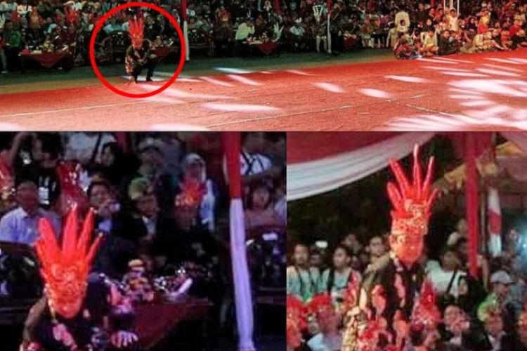 Walikota Semarang, Hendrar Prihadi atau akrab disapa Hendi, tengah merapikan karpet untuk digunakan parade Semarang Night Carnival, Sabtu (6/5/2017) lalu. 