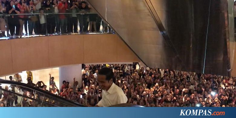 Jalan-jalan ke Grand Indonesia, Jokowi Diteriaki, "Presiden, Presiden"