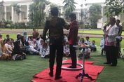 Saat Anak-anak Pengidap Kanker Heboh Lihat Jokowi Main Gelembung Udara