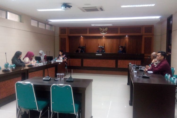 Komisi Pengawas Persaingan Usaha (KPPU) menggelar sidang putusan terhadap dugaan pelanggaran yang dilakukan Koperasi Simpan Pinjam Jasa (Kospin Jasa) di Kantor KPPU, Jakarta Pusat, Jumat (7/12/2018).