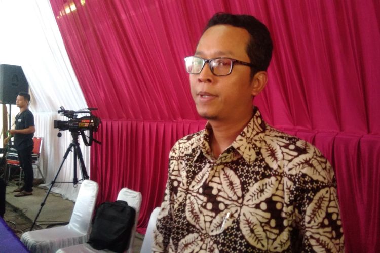 Ketua KPU DIY Hamdan Kurniawan Saat ditemui di Kantor KPU Gunungkidul Selasa (30/4/2019)