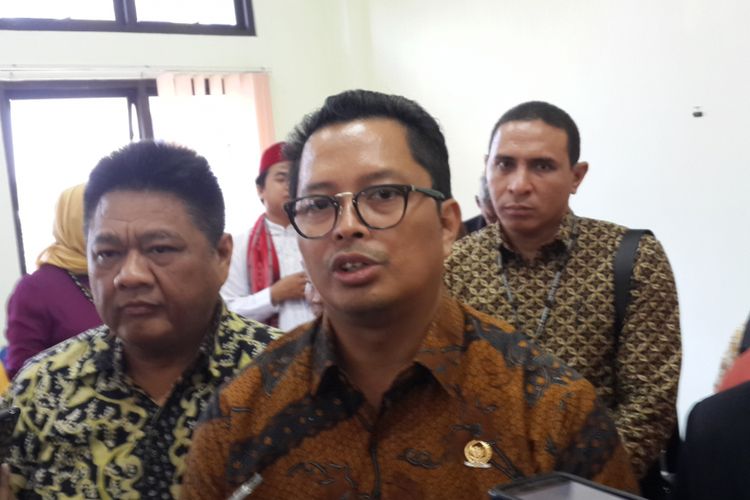 Wakil Ketua Dewan Pakar Partai Golkar yang juga Wakil Ketua MPR RI, Mahyudin saat ditemui di Kota Batu, Jawa Timur, Selasa (28/8/2018)