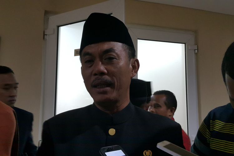Ketua DPRD DKI Jakarta Prasetio Edi Marsudi di Gedung DPRD DKI Jakarta, Jalan Kebon Sirih, Jakarta Pusat, Kamis (22/6/2017).