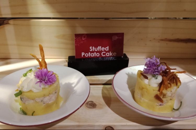Ragam sajian kuliner Peruvian (Peru) yang ada di Hotel Gran Melia, Jakarta, Senin (19/8/2018).