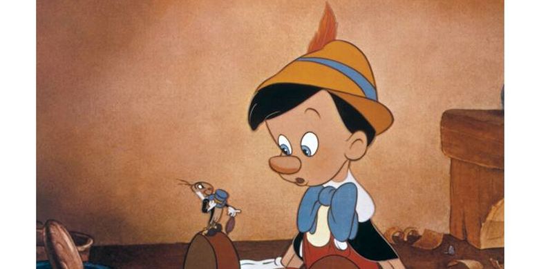 Pinocchio dan Jiminy Cricket