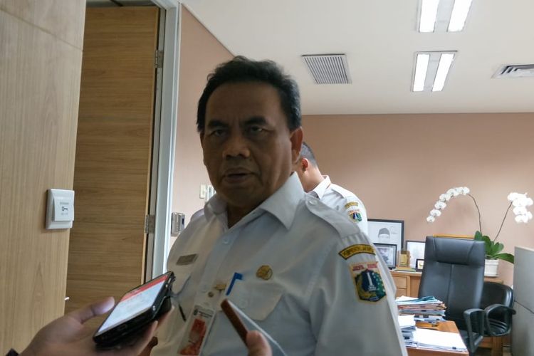 Sekretaris Daerah DKI Jakarta Saefullah di Balai Kota DKI Jakarta, Jalan Medan Merdeka Selatan, Jakarta Pusat, Rabu (20/3/2019).