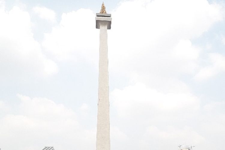 Tugu Monumen Nasional (Monas), Gambir, Jakarta Pusat, Sabtu (16/6/2018) 