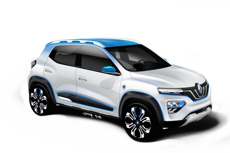 Jelang Paris Motor Show 2018, Renault perkenalkan mobil listrik murah K-ZE