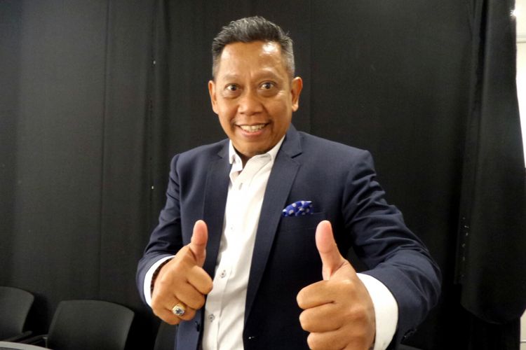 Pembawa acara yang juga komedian Tukul Arwana ditemui usai mengisi acara Konser Ayu Ting Ting Kamu Kamu Kamu di MNC Tower, Kebon Jeruk, Jakarta Barat, Rabu (23/8/2017). 