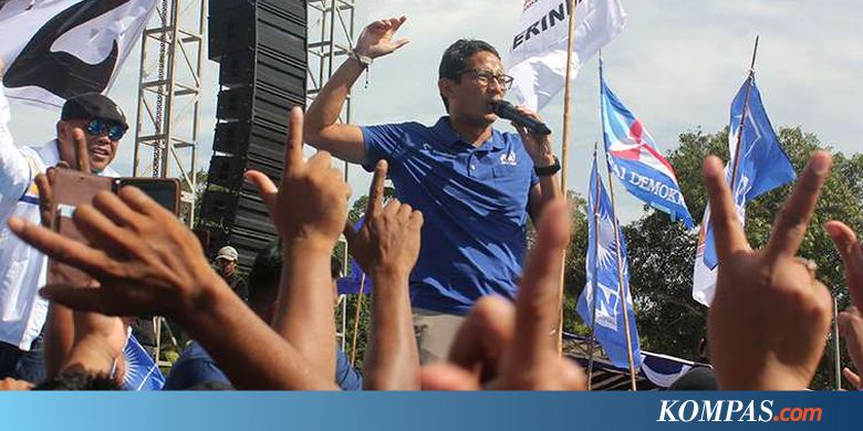 Hari Ini, Sandiaga Dijadwalkan Berkampanye di Sulawesi Utara dan Jakarta
