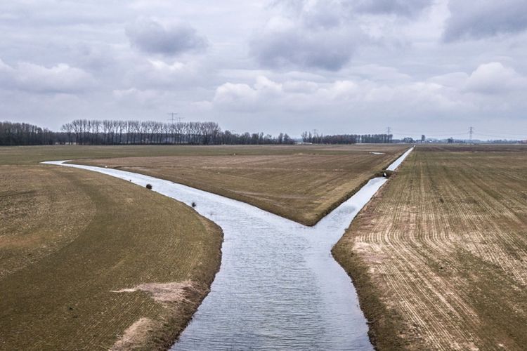 Area penampung banjir di Nijmegen