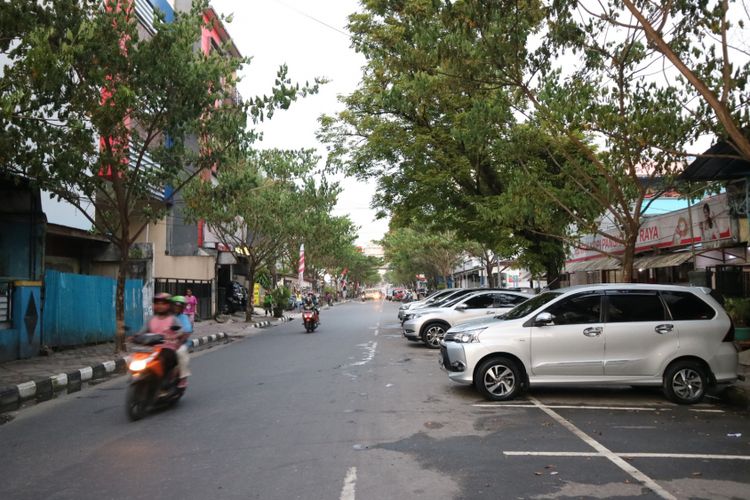 Lokasi jalan Jalan Said Perintah, Kota Ambon, yang sadi salah satu tempat menyecap kopi-kopi asli Ambon. 