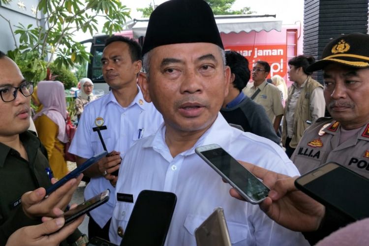 Wali Kota Bekasi, Rahmat Effendi saat ditemui di Pekayon, Jatiasih, Kota Bekasi, Selasa (19/2/2019).